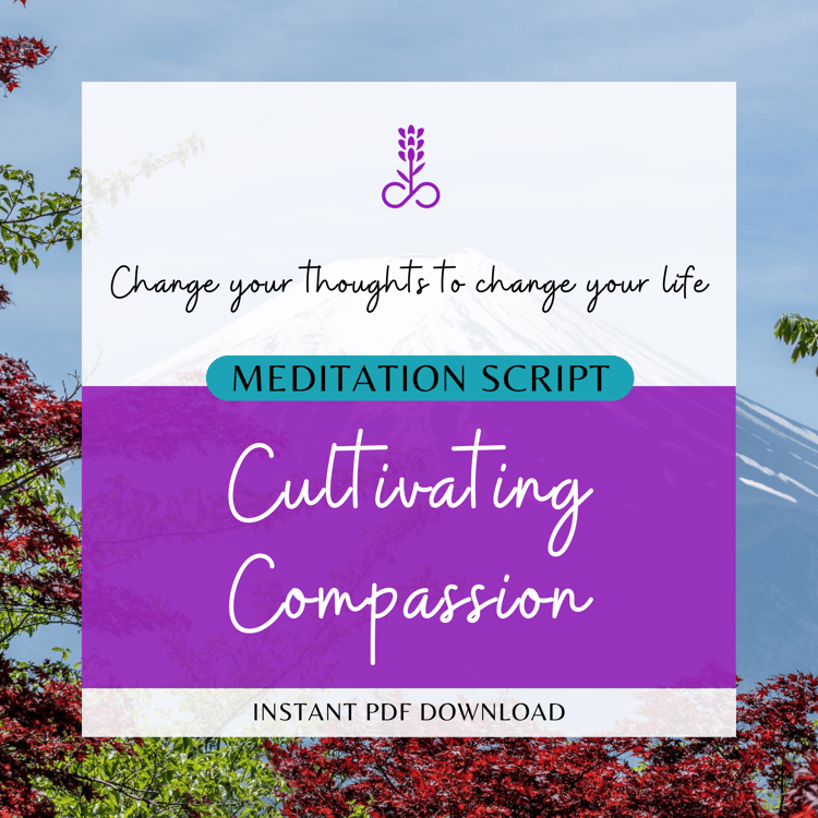 mountain top image for cultivating compassion meditation script