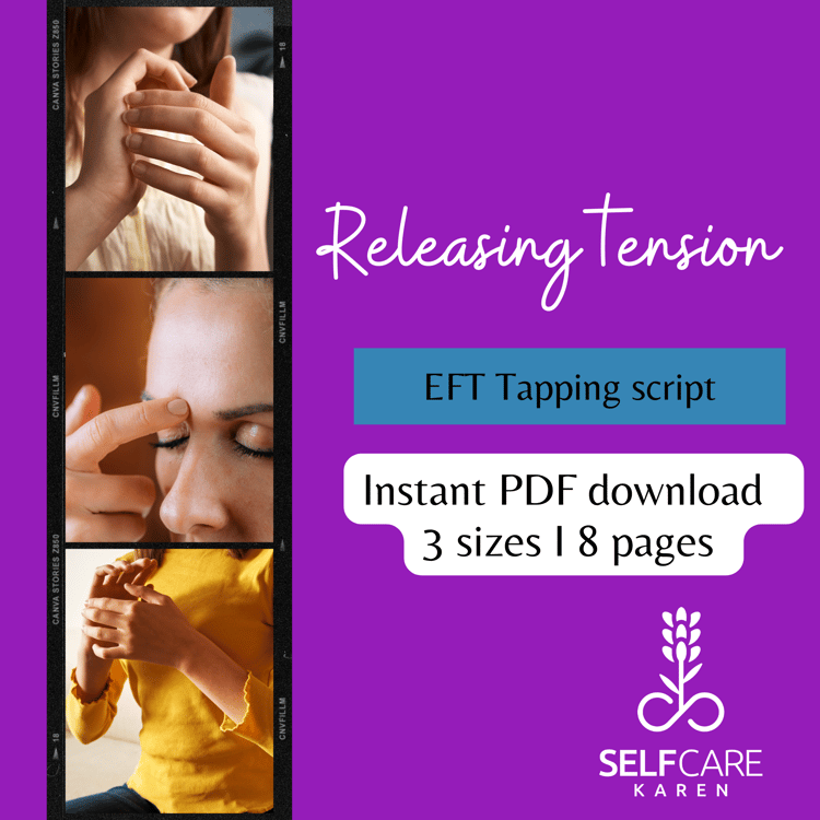 EFT tapping script for releasing tension