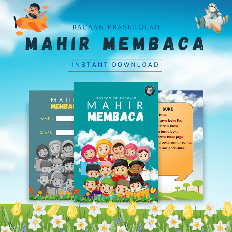 BACAAN PRASEKOLAH - MAHIR MEMBACA (EBOOK)