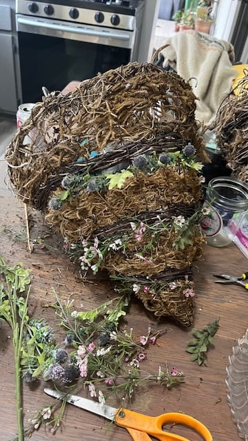 hanging basket rebuild