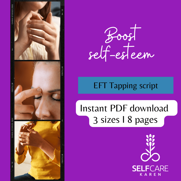 EFT tapping script to boost your self-esteem