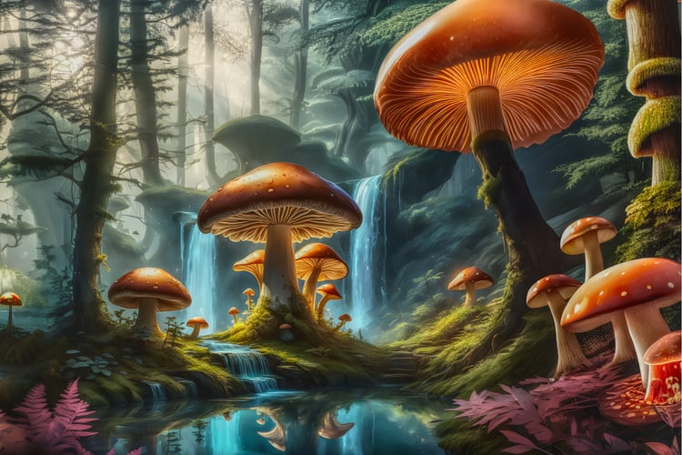 majestic giant mushrooms