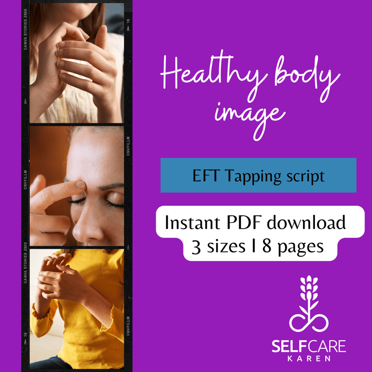 EFT tapping script for a healthy body image
