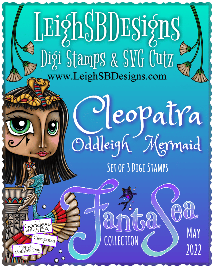 LeighSBDesigns Cleopatra Oddleigh Mermaid & Senti Set