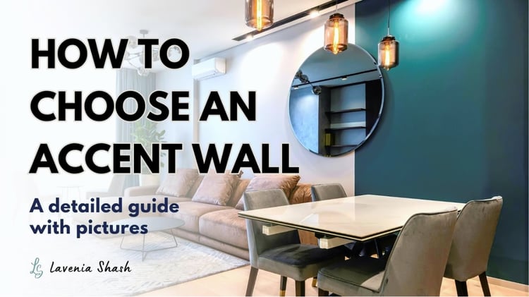 How to choose and accent wall - a detailed guide with pictures.