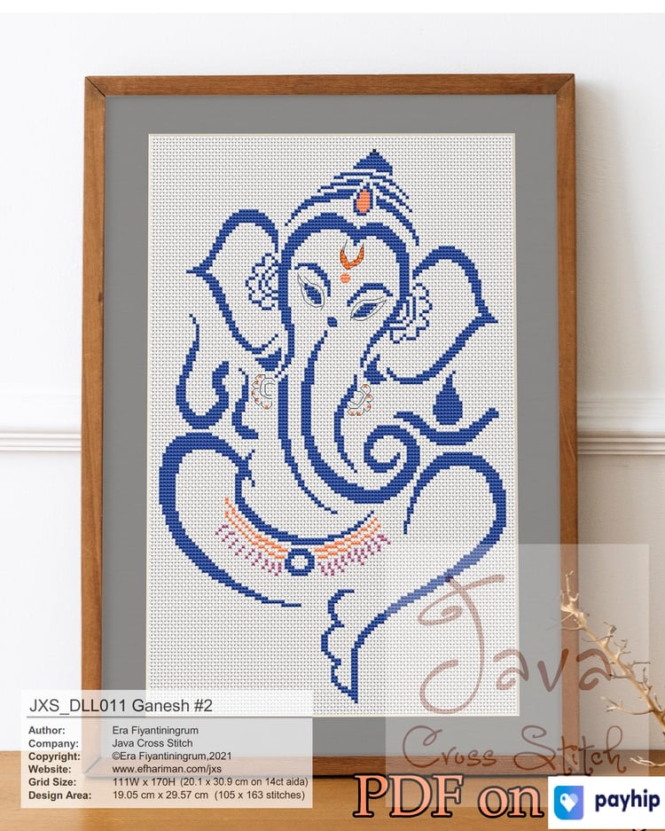 Ganesh Cross Stitch