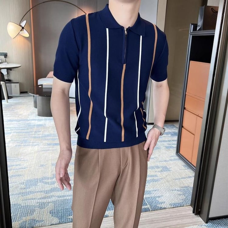Classic British Striped Design for Men