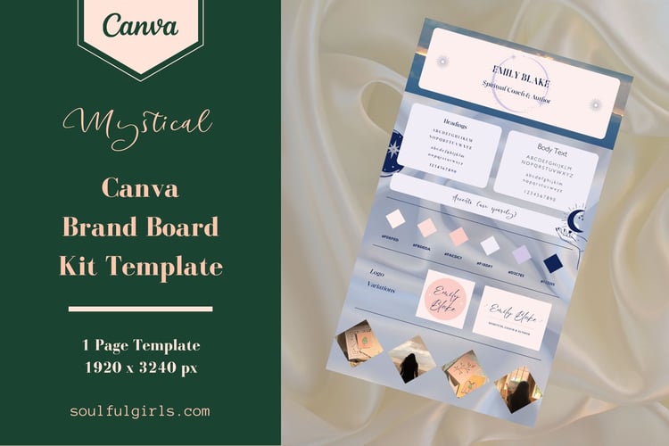 Canva Brand Board Kit Template