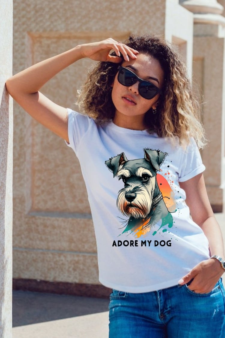 schnauzer t-shirt