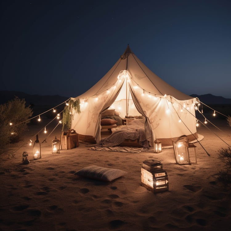 Glamping downloadable art offers you the convenience and flexibility to bring this enchanting experience into your home. With just a few clicks, you can download high-quality images and print them in the size that best fits your space. This allows you to