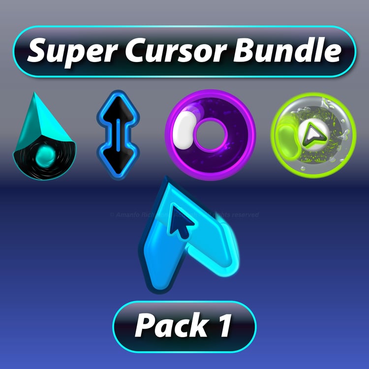 Super Cursor Bundle (Pack 1) by multiplewaters