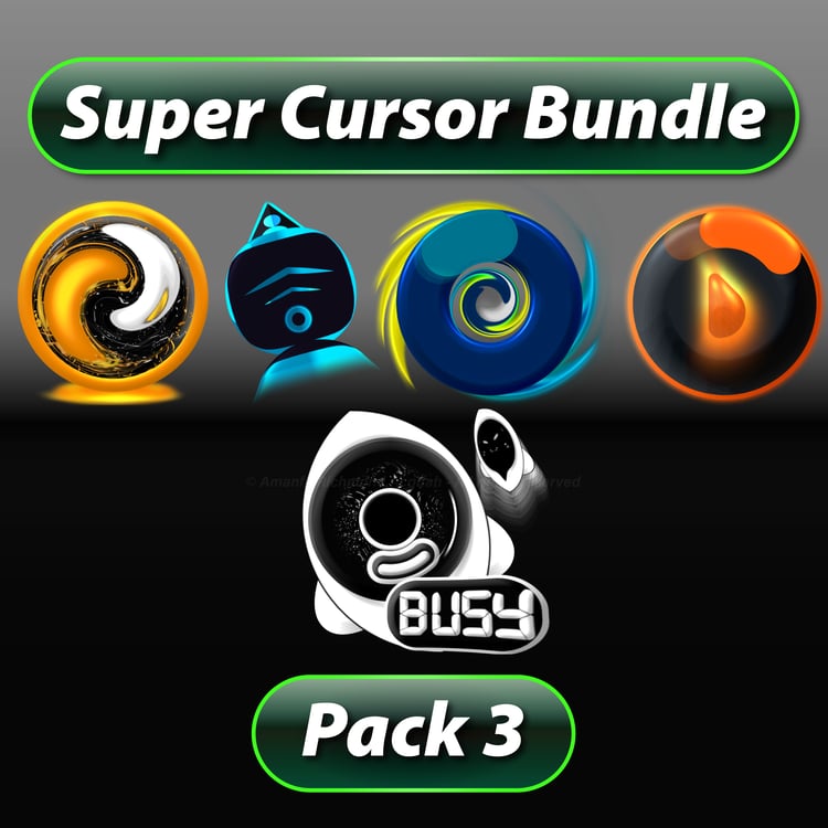 Super Cursor Bundle (Pack 3) by multiplewaters