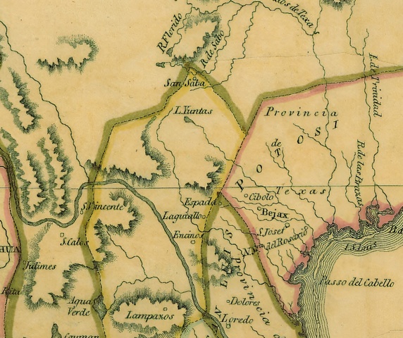 Map of Mexico or New Spain 1814