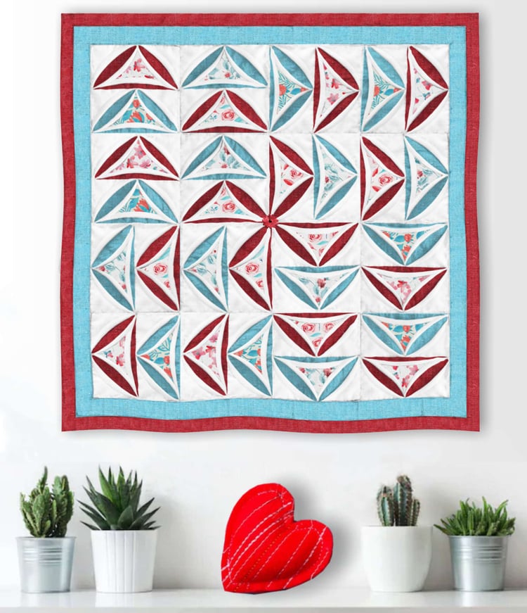 Cathedral Window Quilts Patterns - Cathedral Window Runners/Toppers
