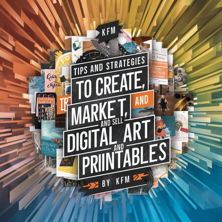 digital art sales, Etsy selling tips, creative marketing strategies, customer engagement tips, online store success, digital marketplace strategies, printables business, digital products Etsy, steady income online, reach wide audience, evolving digital ma