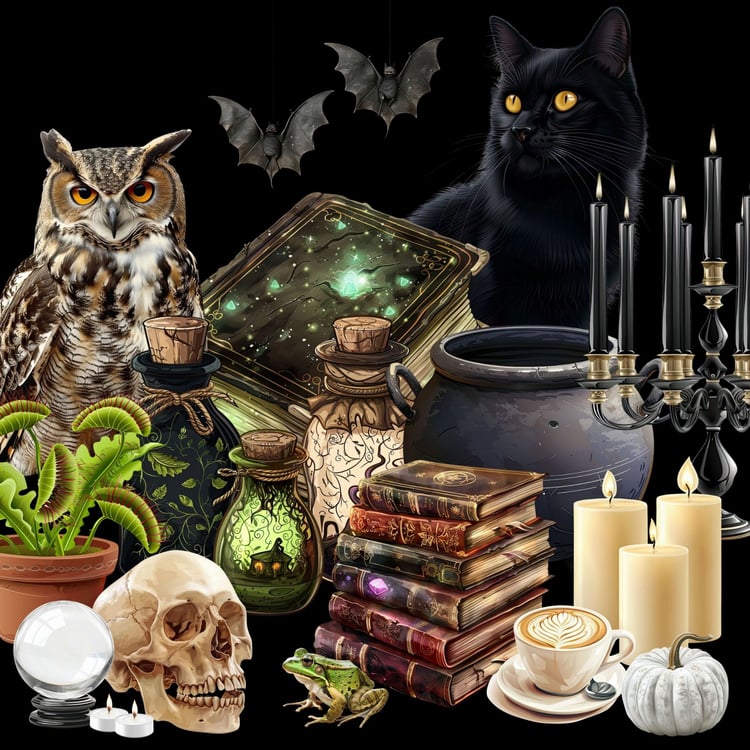 Halloween Clip Art Set