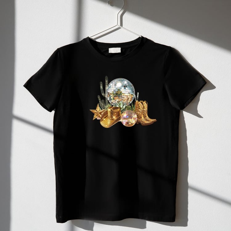 disco cowgirl design