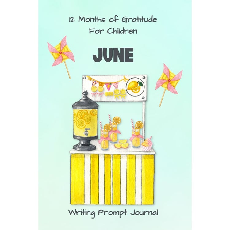 June 12 Months Of Gratitude for kids aged 8-12