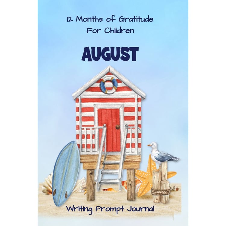 August 12 Months Of Gratitude for kids aged 8-12