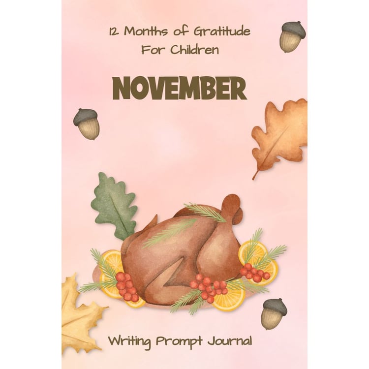 November 12 Months Of Gratitude for kids aged 8-12