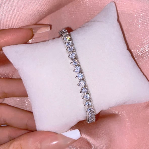 Elegant Tennis Bracelet (AAA Cubic Zirconia)