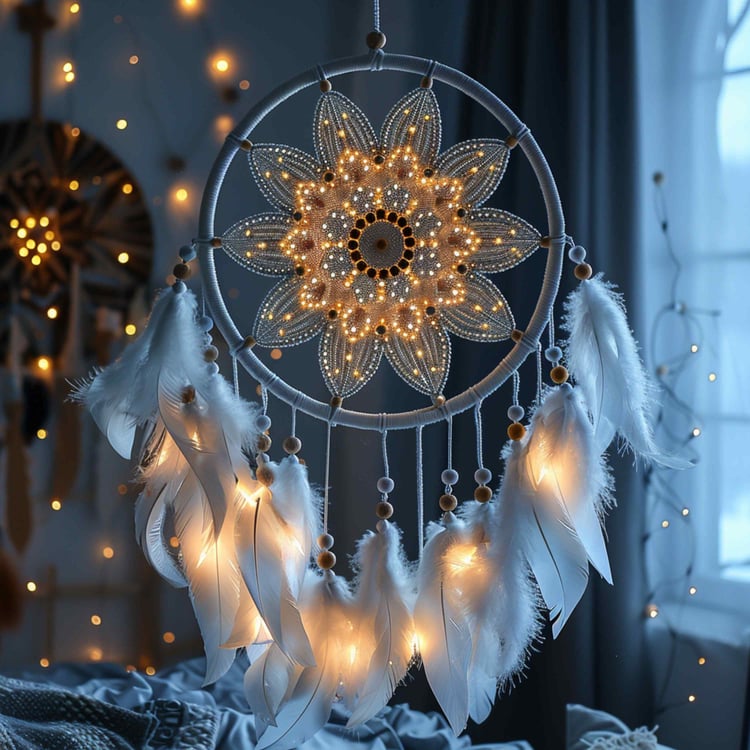 Our American dream catcher images are particularly suited for a variety of design applications. For those working on country-style designs, these images add a touch of rustic charm and cultural significance. The intricate patterns and natural materials de