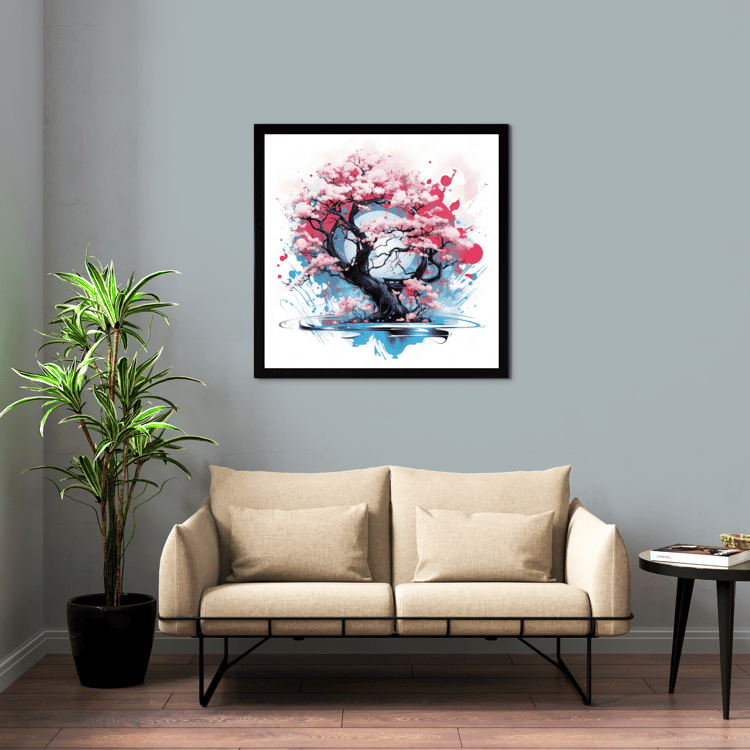 Oriental Style Wild Cherry Tree