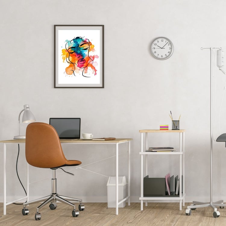 Art face splash woman wall art printable poster