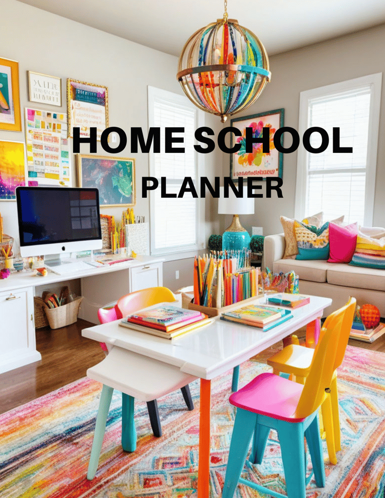 2024-2025 Homeschool Planner: Transform Your Homeschool Experience, eBook, Digital Journal, Done For You, Weekly, Monthly, Daily Planner