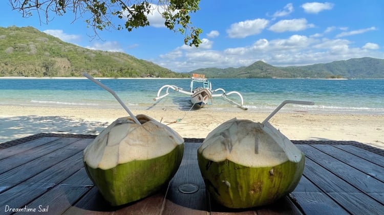 Two little coconuts