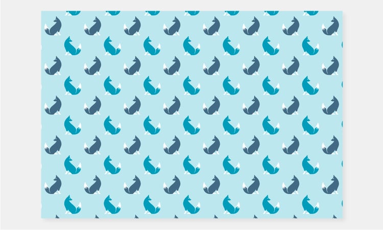 Pattern Colorful Foxes