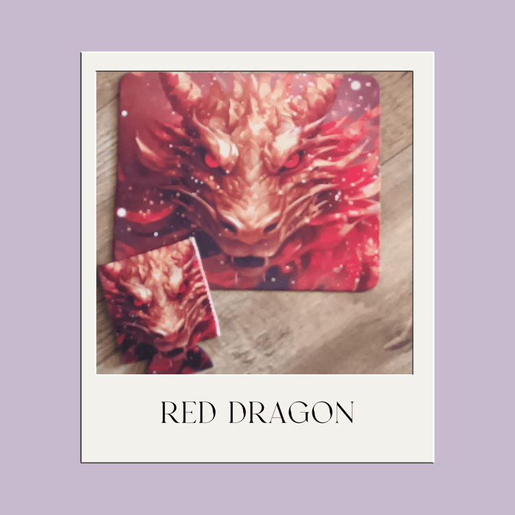 Red Dragon Mouse Mat Bundle