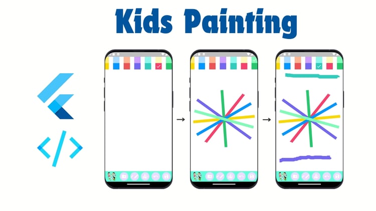 💸Monetize your work by sharing this source code on Google Play or the Apple App Store. Introduce young artists to a world of color and creativity with the Creative Kids Painting App! Designed specifically for children, this intuitive and engaging painting