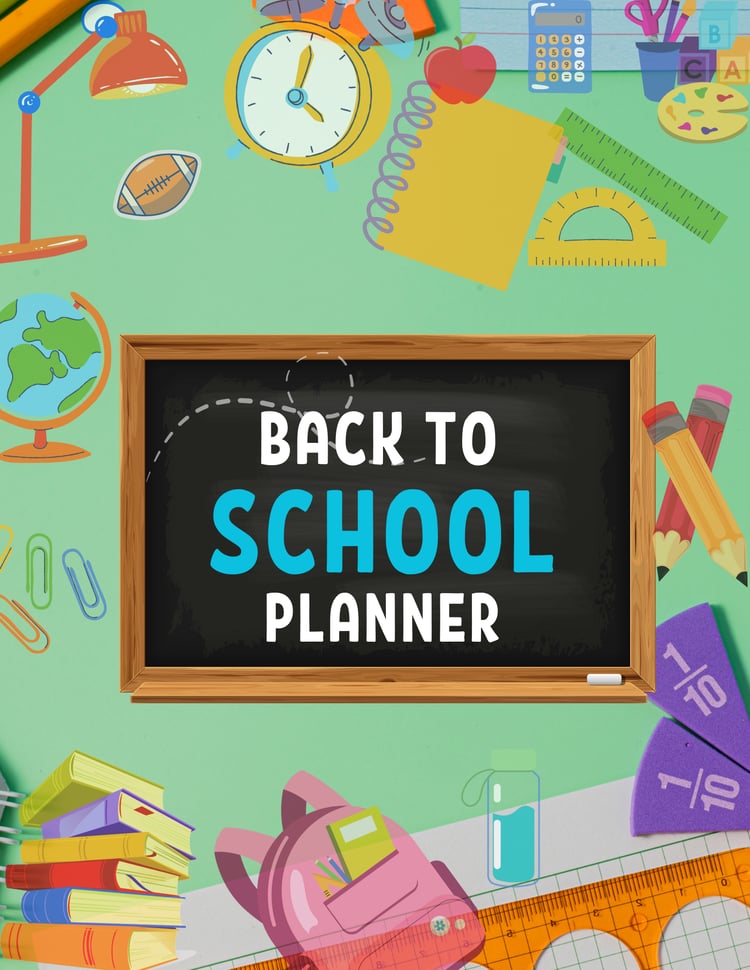 Back to School Planner, Digital Journal, Printable, Mobile friendly, Hyperlinked