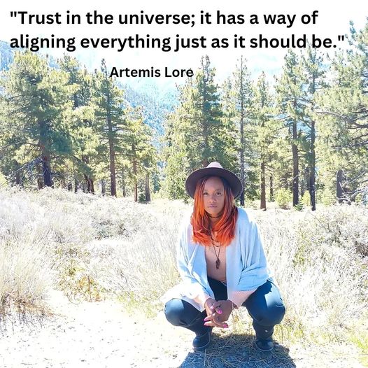 Artemis Lore is a spiritual guide and healer who offers tarot readings, hosts podcasts on spiritual topics, and teaches classes on witchcraft with a focus on lightwork and healing.