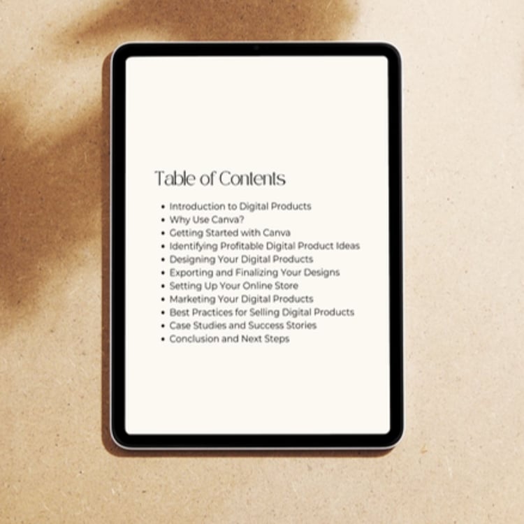 Unlock your potential with “The Ultimate Blueprint for Digital Product Success: Design, Sell, and Thrive with Canva.” Whether youre an aspiring entrepreneur or a seasoned creator, this comprehensive guide will empower you to design, market, and sell digi