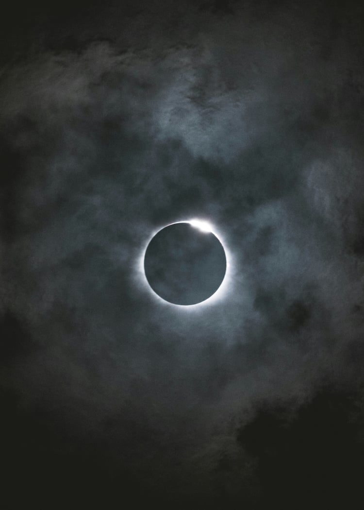Eclipsed Moon