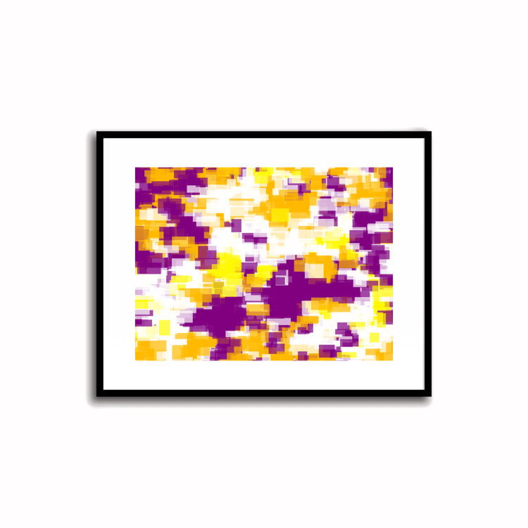 Transform your space with our unique art instant printable!🌟Download the radiant palette featuring purple and amber for an instant decor upgrade. This unique gallery-quality art piece is perfect for walls, desk decor, shelf decor, nursery decor or even a 