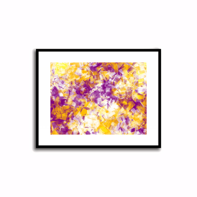 Transform your space with our unique art instant printable!🌟Download the radiant palette featuring purple and amber for an instant decor upgrade. This unique gallery-quality art piece is perfect for walls, desk decor, shelf decor, nursery decor or even a 