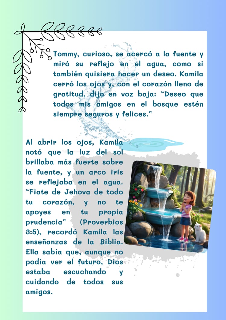 capitulo 2 cuento infantil El Bosque Mágico De La Amistad Con Kamila y Tommy