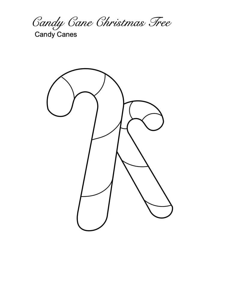 Candy Canes Digital Stained Glass Pattern