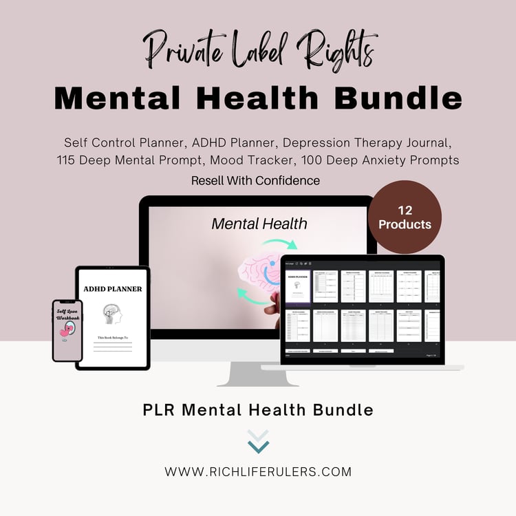 PLR Mental Health Bundle