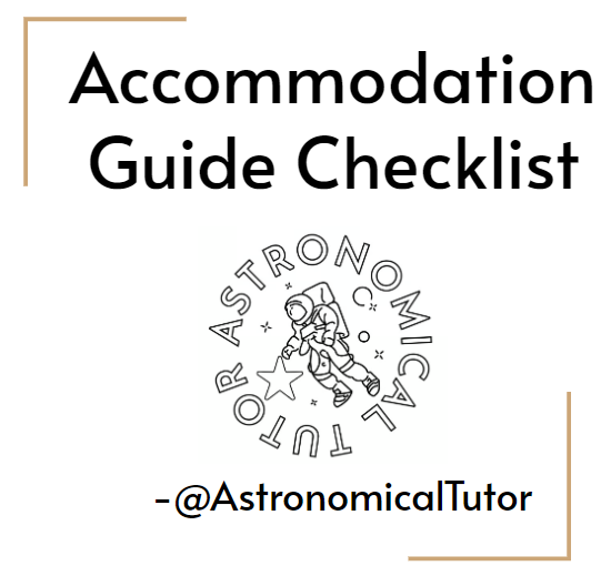 Accommodation Guide for students, parents, and teachers