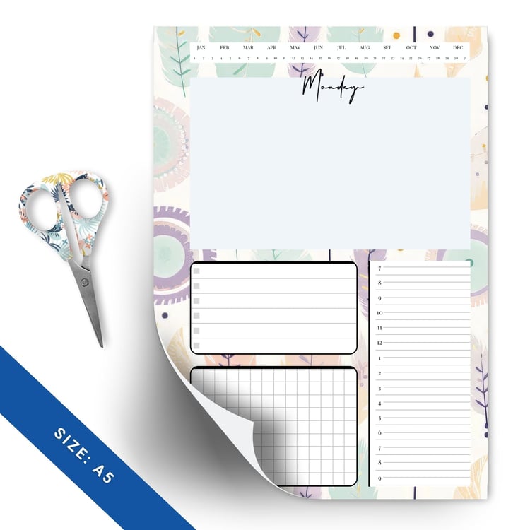 Pastel Undated Weekly Planner | Tracia Creative