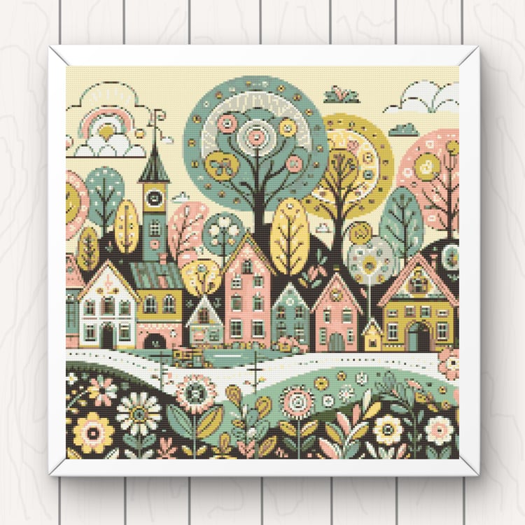modern cross stitch pattern