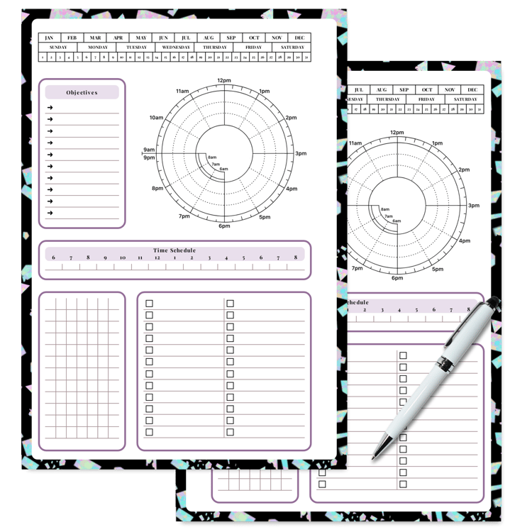 Undated Daily Planner | Tracia Creative