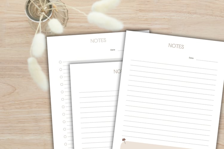 Printable sheets for your planner-agenda