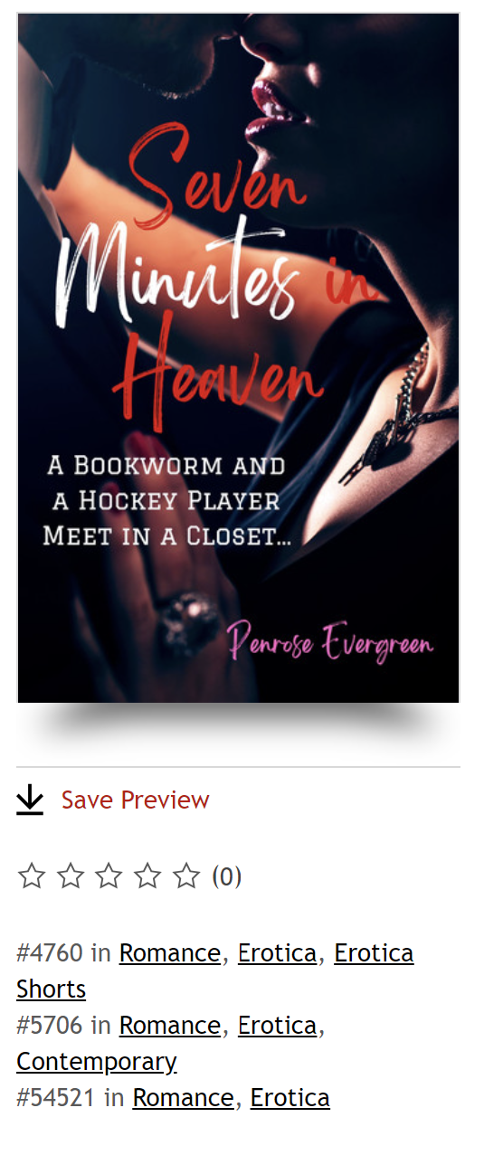 seven minutes in heaven kobo ranking