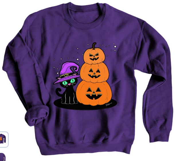 Cute Halloween Cat - Pumpkins DKeast - https://www.bonfire.com/cat-halloween-pumpkins -