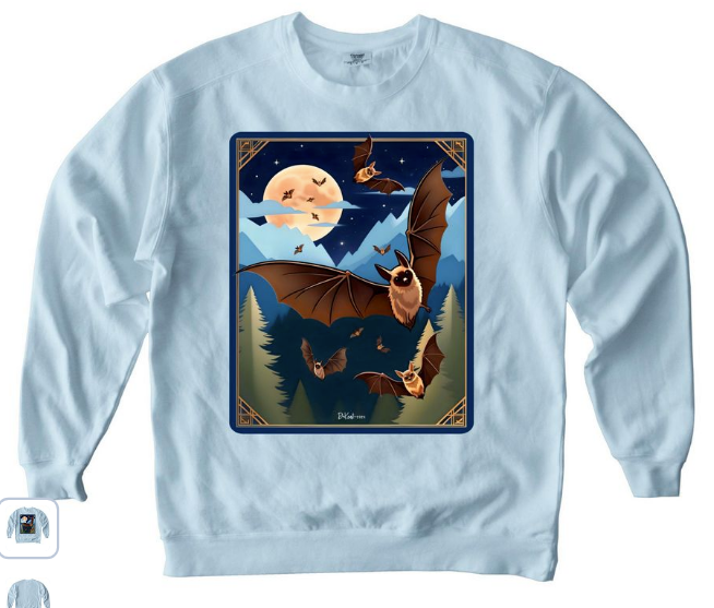 Mountain Bats Halloween Shirt, DKeast- https://www.bonfire.com/mountain-bats1